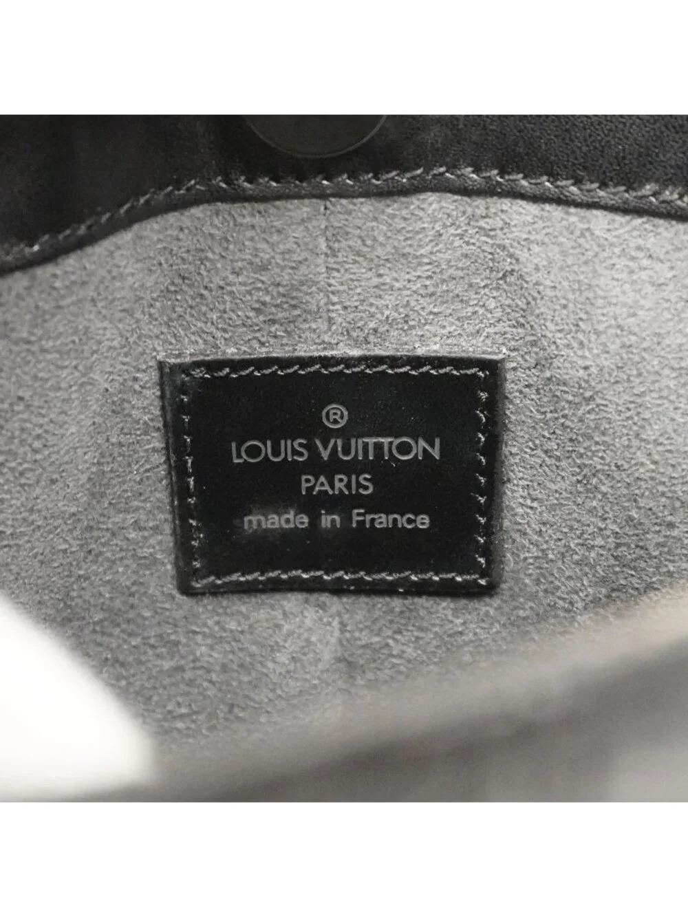 Louis Vuitton Pouch Epi Pochette Demilune Noir